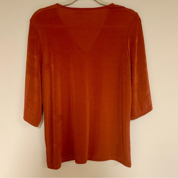 Michael Kors Orange Blouse - Picture 3 of 6
